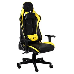 Ігрове крісло 1stPlayer FK2 Black-Yellow (FK2-BKYE) - мініатюра 2