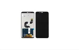 Дисплей для Xiaomi Mi8 Lite з чорним тачскрином і корпусною рамкою