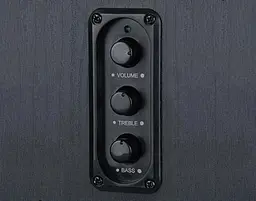 Колонки 2.0 S-250 Black, 2 x 10 Вт, МДФ, живлення від мережі 220V REAL-EL teh0029043 - мініатюра 3