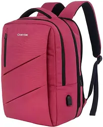 Рюкзак для ноутбука Canyon 15.6" BPE-5 Urban, USB, 12-18L, Red (CNS-BPE5BD1) - мініатюра 2