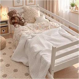Плед дитячий MirSon Silky Waffle Sleepy ducklings 90х110 см (2200013893202) - мініатюра 7