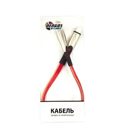 Дата кабель USB 2.0 AM to Lightning 0.25m red Dengos (PLS-L-SHRT-PLSK-RED) - миниатюра 3
