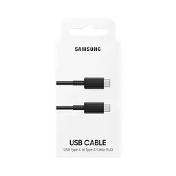 Кабель USB Type-C Samsung Cable USB-C to USB-C PD 100W 1m Black - мініатюра 2
