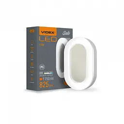 LED світильник ART IP65 овальний VIDEX VLE-BHFO-115 11W 5000K 220V