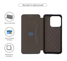 Чохол-книжка ArmorStandart G-Case для ZTE Nubia V70 4G Blue - мініатюра 3