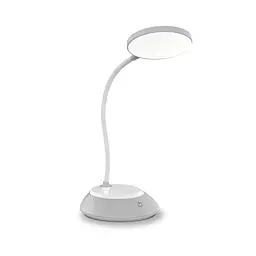 LED лампа Titanum TLTF-022G 7W 3000-6500K USB настільна з акумулятором сіра (TLTF-022G) - мініатюра 2