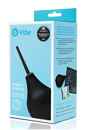 Анальний душ B-Vibe Classic Enema 225 мл (чорний) - мініатюра 2