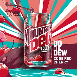 Газований напій Mountain Dew Code Red Cherry 355 мл - мініатюра 2