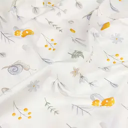 Дитяча постіль Cosas Snail без простирадла 110х140 см (SnailMushroomsOrange_140_2) - мініатюра 4