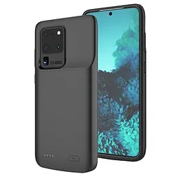 Чохол-акумулятор XON PowerCase для Samsung S20 Ultra 6000 mAh Чорний (PCBS2120360B 2469) - мініатюра 2