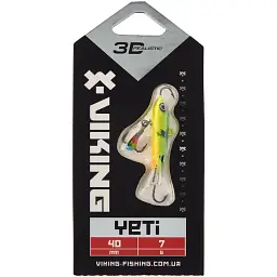 Балансир Viking Fishing Yeti Ice Jig 40mm 7.0g #5 Acid - мініатюра 2