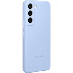 Оригінальний силіконовий чохол Samsung Silicone Cover для Samsung Galaxy S22 Plus (S906) EF-PS906TLEGRU Artic Blue - мініатюра 5