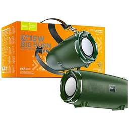 Портативна акустика Hoco HC5 Cool Enjoy sports BT speaker 30W темно-зелена бездротова - мініатюра 3