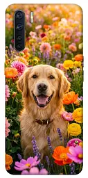 TPU чохол Demsky Flowery labrador для Oppo A91