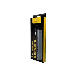 Концентратор Cablexpert USB-C 9-in-1 (Hub/HDMI/VGA/PD/card-reader/lan/audio) (A-CM-COMBO9-01) - мініатюра 3