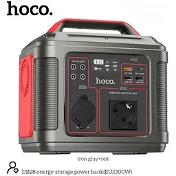 Портативна електростанція Hoco Energy storage power bank DB28 80000mAh 300W, 3USB/Type-C/AC, PD/QC 000008970-up - мініатюра 2