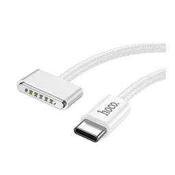 Кабель для заряджання Hoco X103 magnetic charging Cable Type-C to Mag3 140W 28V/5A 2м White (34382_3340147) - мініатюра 4