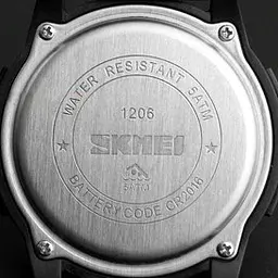 Чоловічий наручний годинник 1206 Black-White Skmei acs0030843 - мініатюра 2