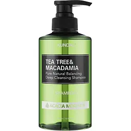 Шампунь балансуючий "Акація Морінга" 500 мл Kundal Tea Tree & Macadamia Deep Cleansing Shampoo Acacia Moringa - мініатюра 1