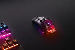 Мишка SteelSeries Aerox 3 Wireless Onyx, RGB, 18000dpi., 6кн., чорна (62612) - мініатюра 3