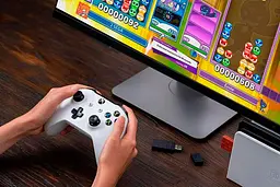 USB адаптер 8BitDo USB Wireless Adapter 2 для Switch/Android/Windows/macOS Brown [90212] - мініатюра 6