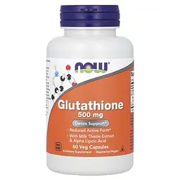 Глутатіон з Альфа-Ліпоєвою Кислотою Glutathione 500 мг - 60 вег. капсул