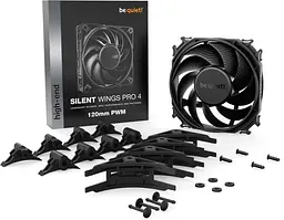 Вентилятор be quiet! Silent Wings Pro 4 120mm PWM Чорний (BL098) - мініатюра 5