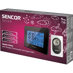 Метеостанція Sencor SWS51B Black [134768] - мініатюра 3