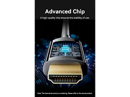 Кабель Vention Embrace the Brilliance of 8K USB-C - HDMI v2.1 1.8м Black (CRCBAC) - мініатюра 4