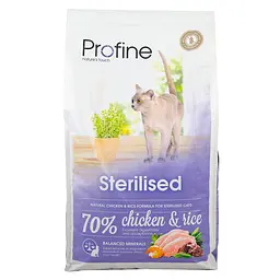 Сухий корм Profine Cat Sterilised 10 кг курка з рисом для стерилізованих котів - мініатюра 4