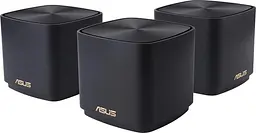 MESH-система ASUS mesh ZenWiFi XD4 Plus AX1800 3Pcs Black 802.11ax (90IG07M0-MO3C50)