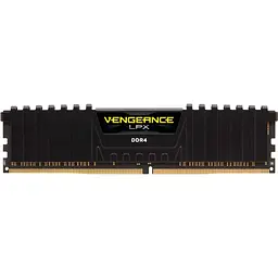 Модуль пам'яті DDR4 Corsair Vengeance LPX 2x16GB 3200MHz Black [CMK32GX4M2E3200C16] [102407] - мініатюра 2