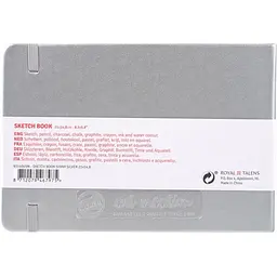 Блокнот для графіки Royal Talens Art Creation А5 (14.8х21 см) 140г/м2 80л Shiny Silver - мініатюра 2
