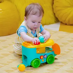 Музична іграшка Bright Starts Pop & Roll Safari Bus (16827) - мініатюра 8