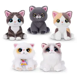 Інтерактивний ігровий набір-сюрприз Грайливі кошенята Pets Robo Alive S2 9568, 10 різних звуків - мініатюра 9
