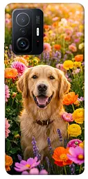 TPU чохол Demsky Flowery labrador для Xiaomi 11T / 11T Pro