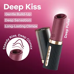 Вакуумний стимулятор клітора Satisfyer Deep Kiss, 11.5 см (рожевий) - мініатюра 8