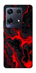 TPU чохол Demsky Black red marble для Infinix Note 30 Pro