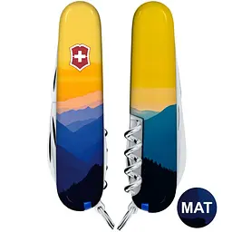 Ніж Victorinox Camper Ukraine 91мм 13функ Гірський пейзаж - мініатюра 6