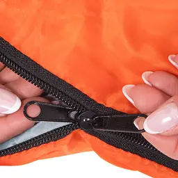 Спальний мішок (спальник) Springos 2 в 1 CS0120 +8 ...+20 °C R Orange/Grey - мініатюра 2