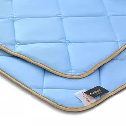 Ковдра антиалергенна MirSon Valentino EcoSilk №070, літня, 140х205 см, блакитна (10022394) - мініатюра 3