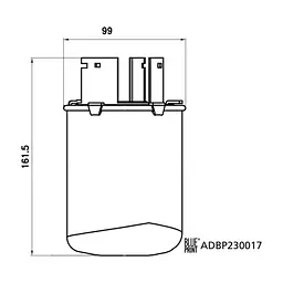Фільтр паливний Blue Print ADBP230017 - мініатюра 3