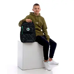 Рюкзак GoPack Education 120M-4 Unlimited Чорно-сірий (GO26-120M-4) - мініатюра 20