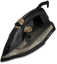 Прасувальна праска Rotex RIC40-C Ultra Glide Керамічне покриття 2600Вт Резервуар для води 380мл Чорний