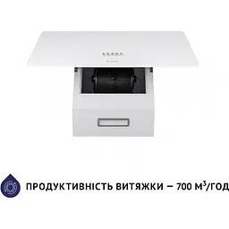 Похила витяжка Minola HDN 6224 WH 700 LED - мініатюра 5