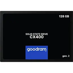 Накопичувач SSD Goodram CX400 Gen.2 2.5" SATAIII 3D TLC 128GB (SSDPR-CX400-128-G2)