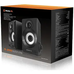 Акустична система Real-El S-200 Black - мініатюра 9