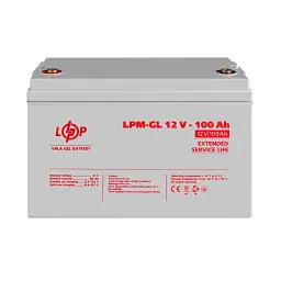Батарея до ДБЖ LogicPower LPM-GL 12В 100Ач (3871) - мініатюра 2