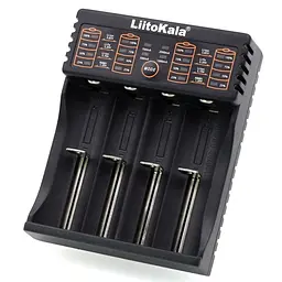 Зарядний пристрій LiitoKala Lii-402 для 4х акумуляторів Li-Ion/LiFePO4/Ni-Mh Black