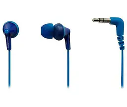 Навушники Panasonic RP-HJE125E-A, синій, Mini jack (3.5 мм), вакуумні, кабель 1.1 м